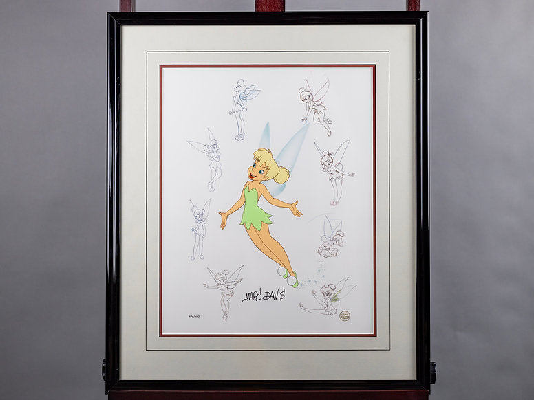 Tinker Bell Limited Edition Cel Signed 1995 Disney